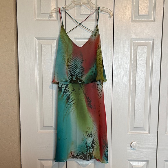 Boston Proper Multicolor Mini Dress - Picture 2 of 8